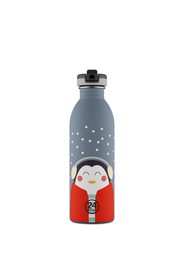 Kids Bottle Happy Penguin Stainless Steel Children's Water Bottle 500 ml