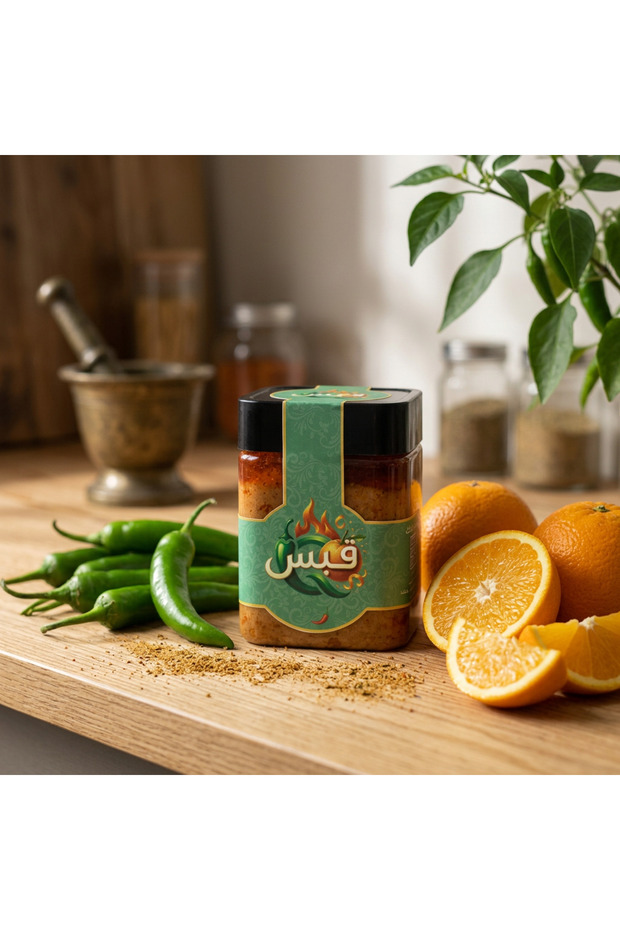 فلفل قبس البرتقال الحار