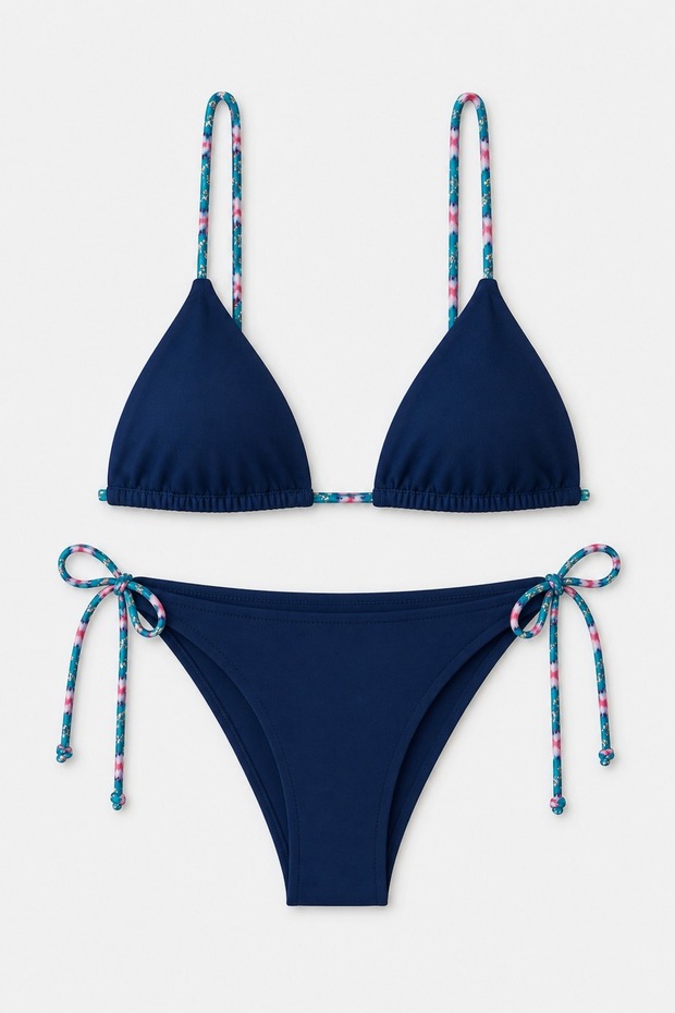 Summer New Season Detailed Triangle Bikini 246103