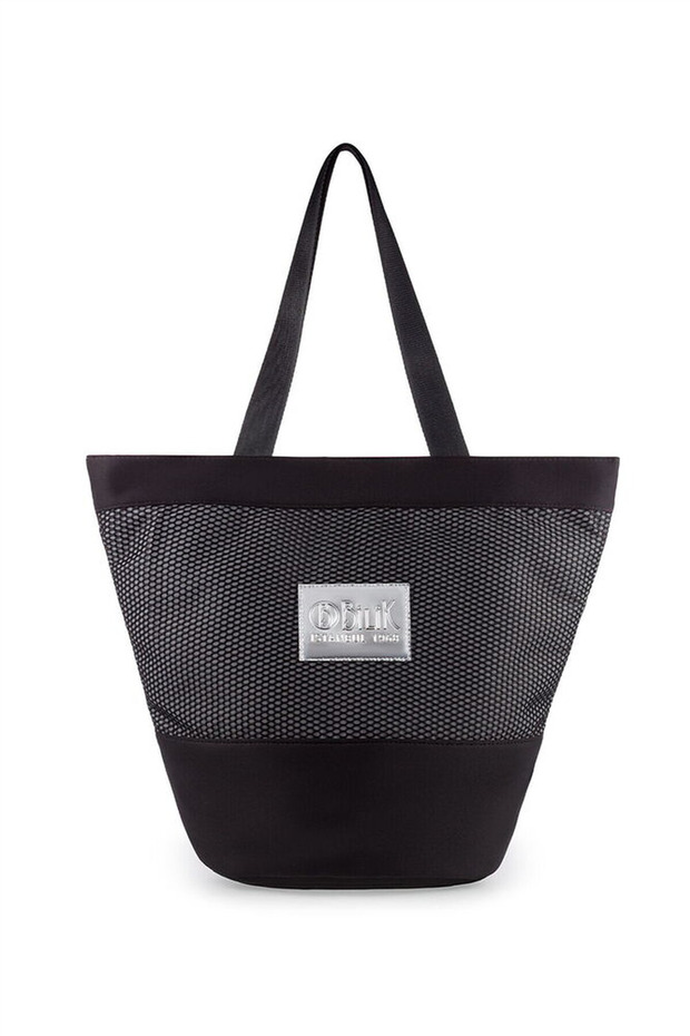 Women's Beach Bag with Logo Detail