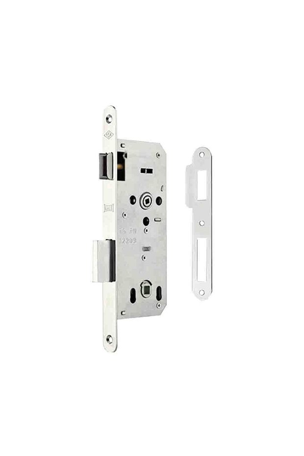 Kale bathroom-wc lock sleeveless badge perforated blistered - oval chrome 45 mm 149r4500022