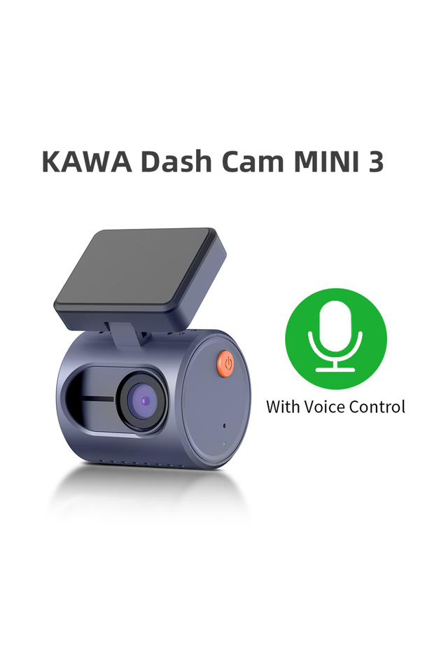 None Voice Control 2K Dash Camera For Cars DVR KAWA Dash Cam MINI 3 Video Recorder Emergency Voice C