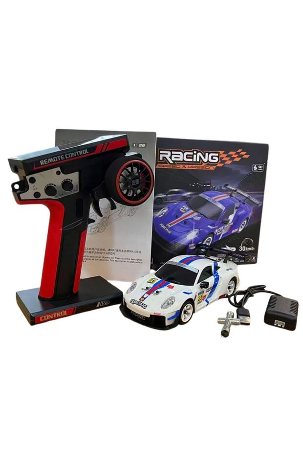 284191 White WLtoys 284191 284019-A Upgraded Gyro 1/28 RC Drifting Car 4WD High Speed Radio Control