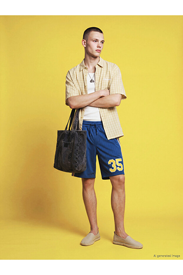 Trendlucky with Difference Relax Fit Printed Men's Shorts