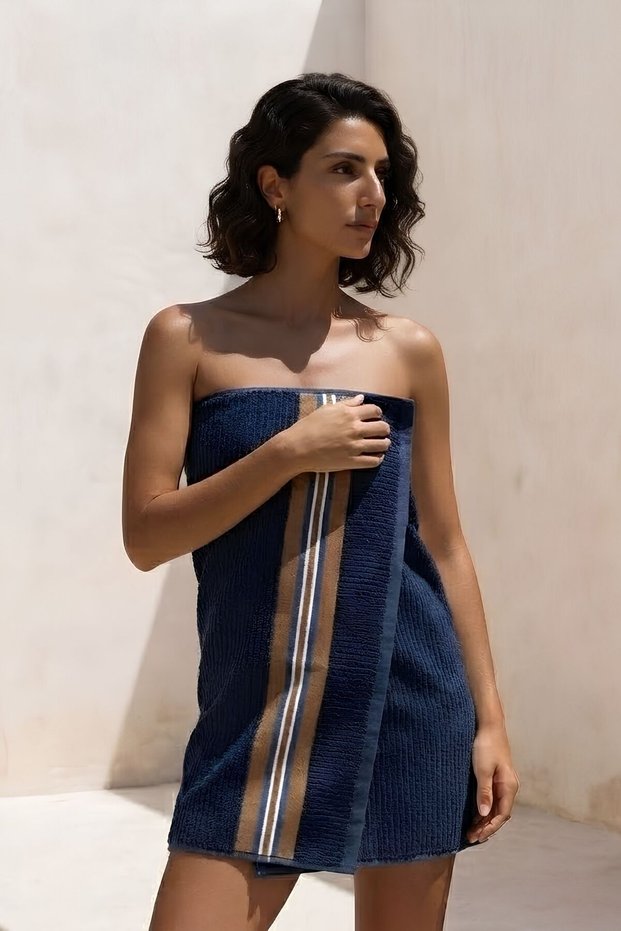 Strada Bath Towel Denim 80X150