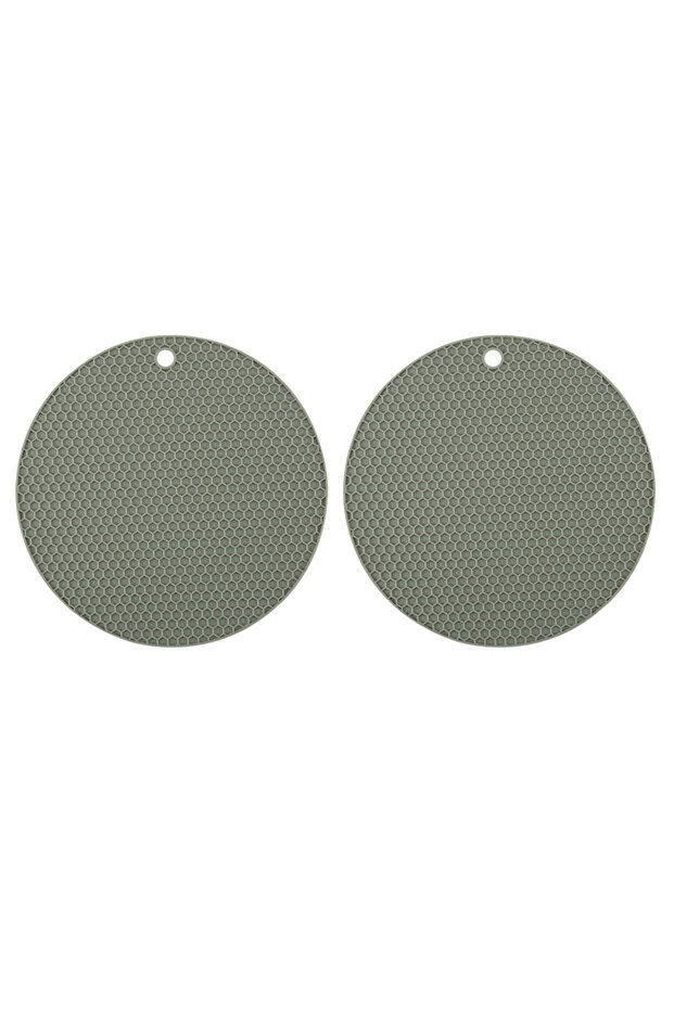 18 × 18 قطعتان من RoundStyle 2 2/4 قطع متعددة الوظائف مقاومة للحرارة من السيليكون لأكواب الشرب غير القابلة للانزلاق