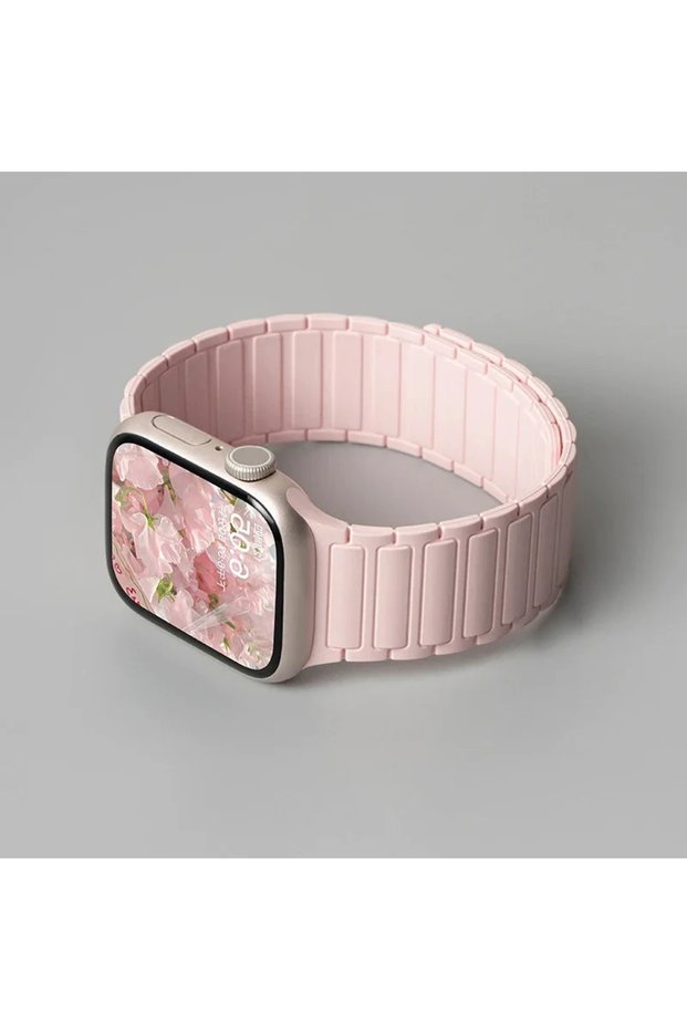 38 40 41MM S10-42MM OxfordP Silicone Strap for Apple Watch 46mm 42mm 49mm 45mm 41mm 44mm 40mm Magnet