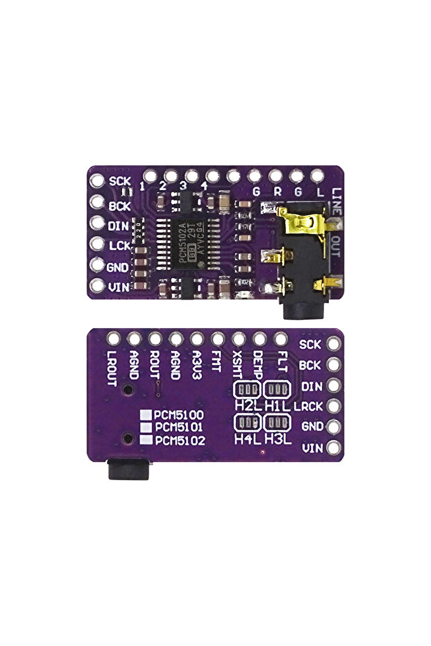 Interface I2S PCM5102A DAC Decoder GY-PCM5102 I2S Player Module For Raspberry Pi pHAT Format Boar... - 8