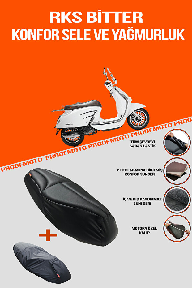Rks Bitter Comfort Saddle and Raincoat Cover