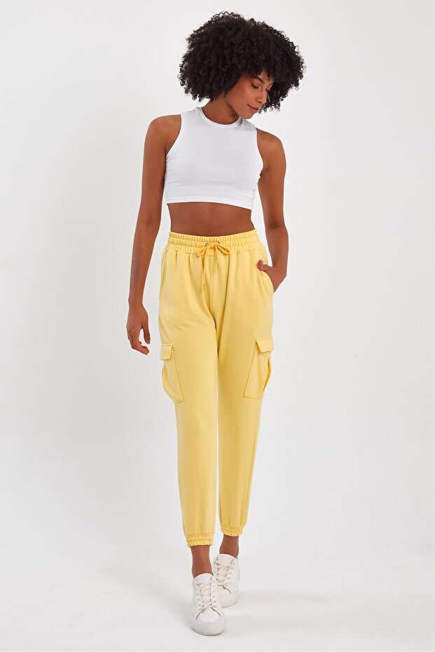 بنطال رياضي JOGGER بجيب الشحن (B23-0032)