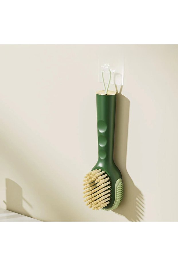 Can add liquid 4 in 1 Squeegee Brush For Gap Groove Cleaning Tool Glass Scraper Kitchen Bathroom Flo