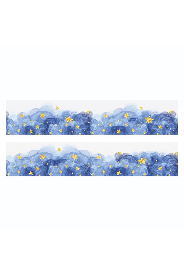 6 Tape 35mm*2m Watercolour Swoosh Hot Stamping Tape Handbook Stationery DIY Handmade & Scrapbook Dia
