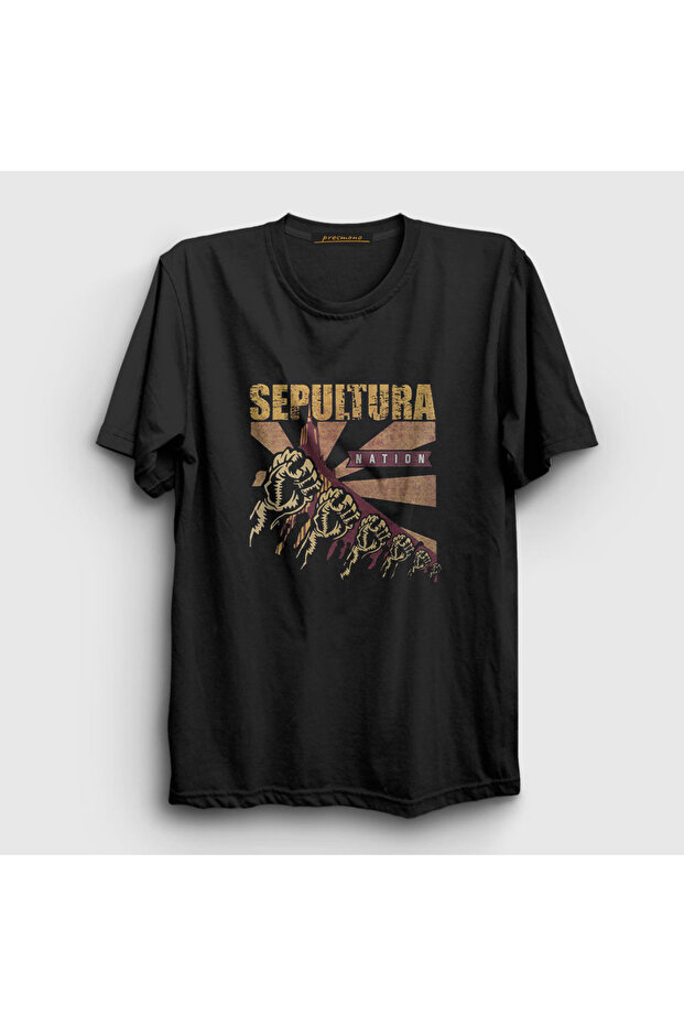 Unisex Black Nations Sepultura T-shirt173347tt