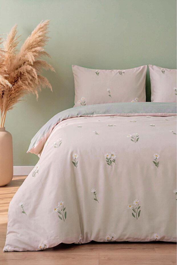 Nola Double Breathable Cotton Duvet Cover Set