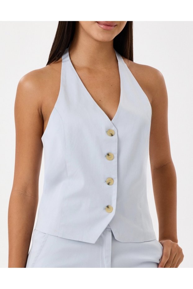 100% Tencel Halter Neck Vest
