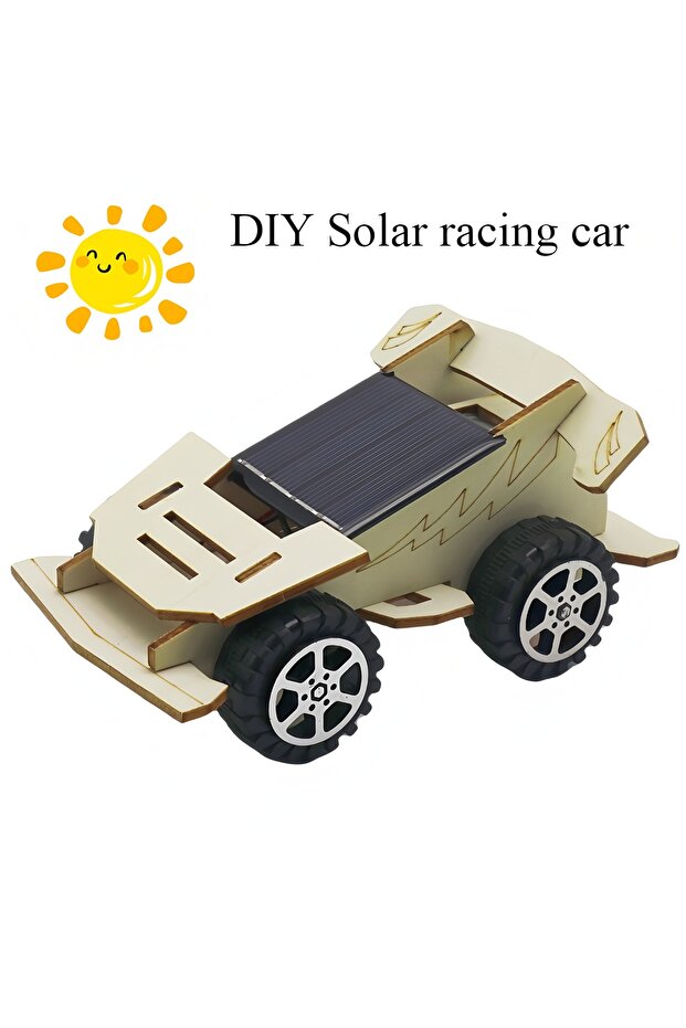 Car A2 Diy Toys for Children's Science and Education Experiments, Hand-Assembled Models, 3D Wooden P