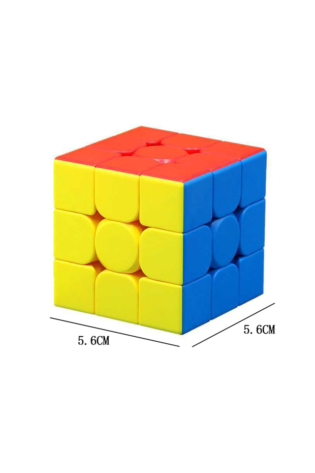 third-order Speed Cube 3x3x3 Stickerless Smooth Easy Turning Educational Gifts For Kids Boys Girls к