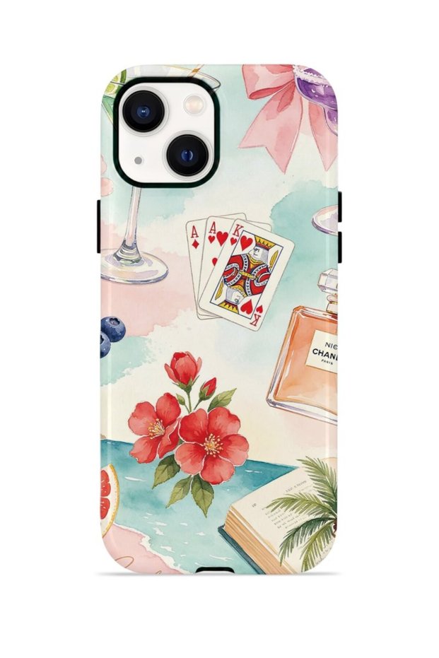 iPhone 13 Vorian Double Layer Case Mediterranean Holiday Collage
