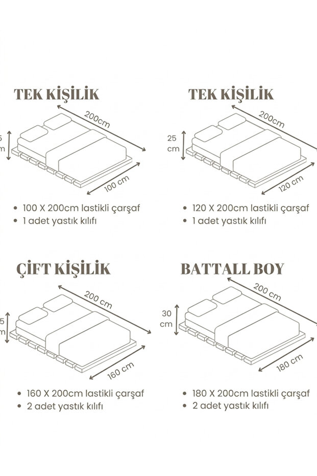 Fitted Full Edge Mattress Protector Patterned Elastic Sheet Set - 2