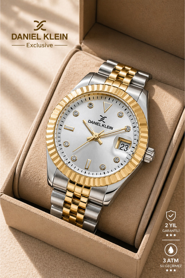 Women's Watch with Metal Case - Strap 3 Atm Water Resistant
