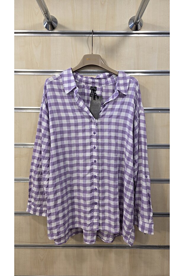 Women's Shirt 100% Cotton Wide Cut