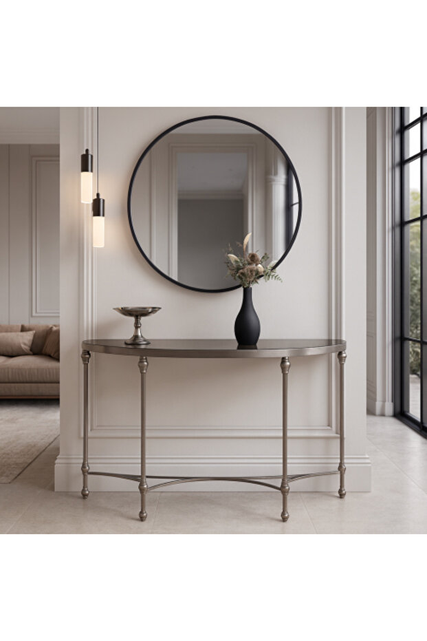 Half Round Console Table - 1