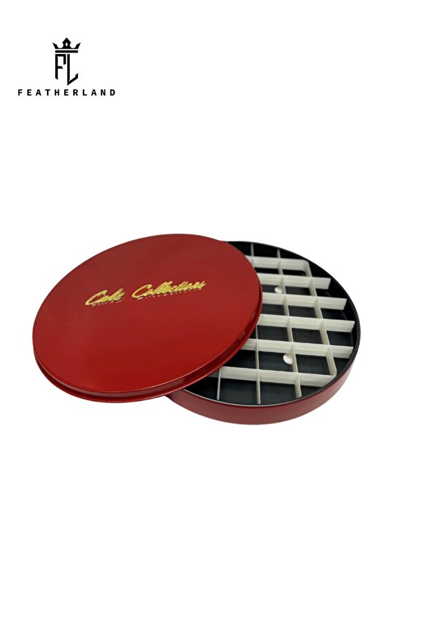 35cm Non-Stick Cake Collection Sweet Container, 100% Food Grade Material, Basbousa,Round Cake Container with Plastic Partition