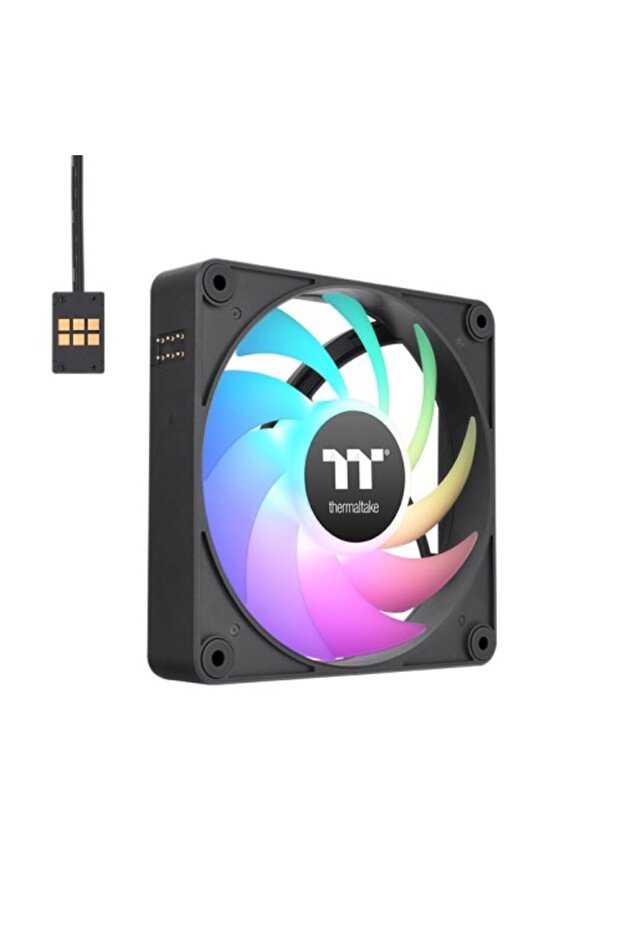 مجموعة مراوح CT120 EX ARGB مقاس 120 مم، 3 قطع، لون أسود