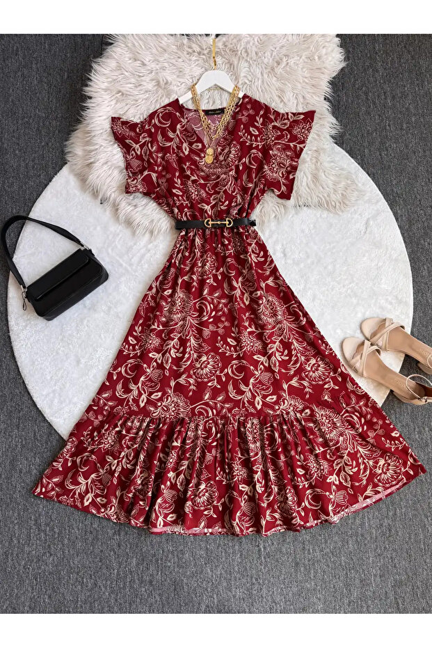 Cotton Viscose Double Breasted Dress