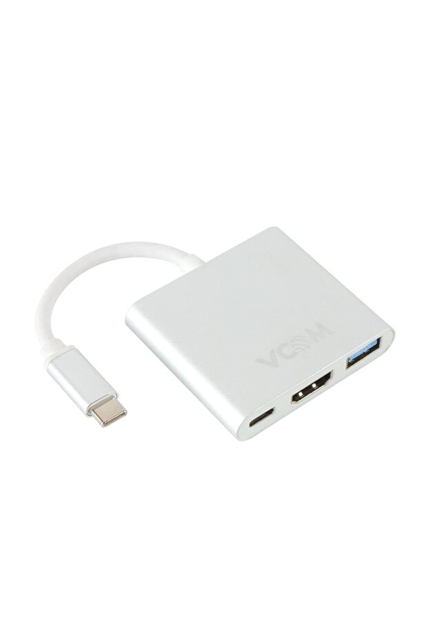 محول CU427M من النوع C-M إلى Hdmi-F USB 3.0-F من النوع C-F