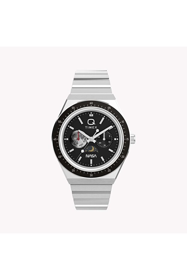 Men's Stainless Steel Silver-Tone, Black Dial | TW2Y56700