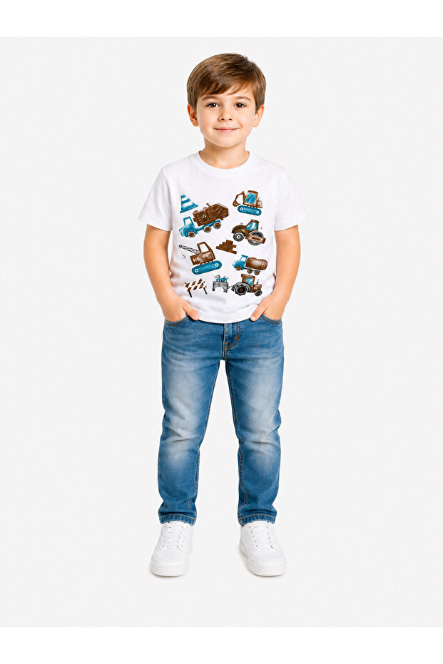 1-4 Years Old Boy's 95% Cotton T-Shirt