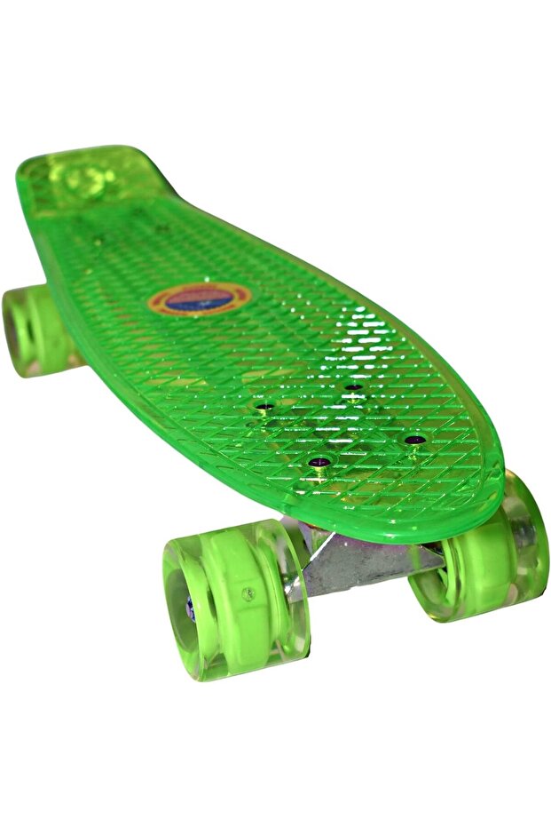 Lighted Skateboard, Al-2025 - Transparent Light Green