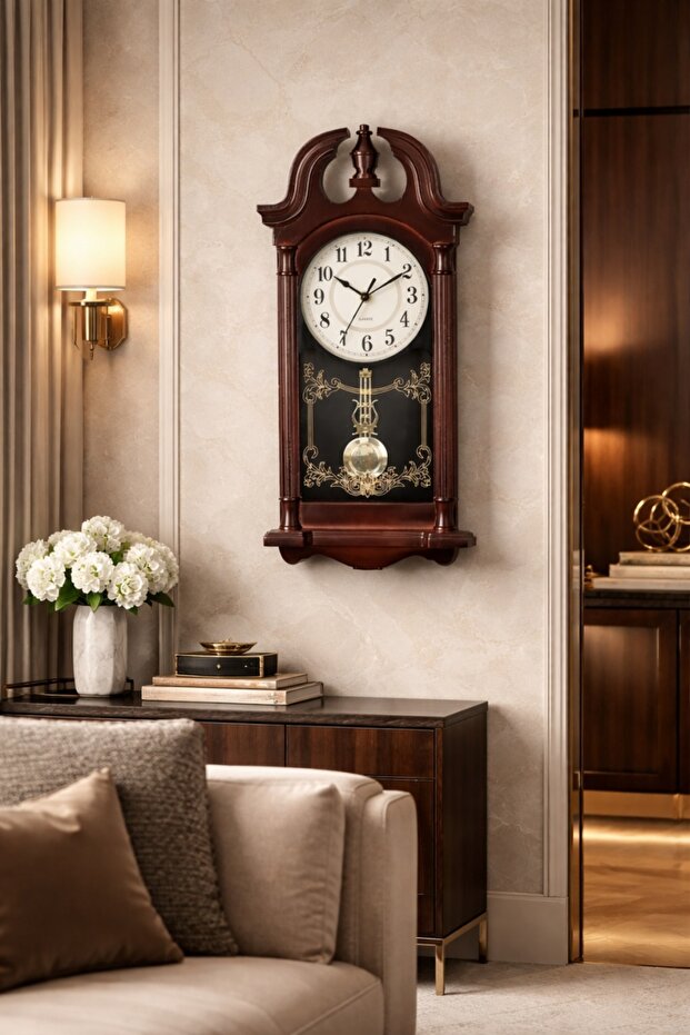 Silent Wall Clock with Pendulum - Sorvian - 2