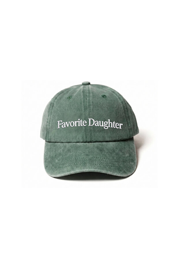 ''Favorite Daughter'' Embroidered Washed Hat /''Gözde/Loved Daughter'' Embroidered Washed Baseball Cap