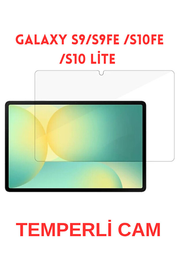واقي شاشة من الزجاج المقوى لجهاز Galaxy Tab S9 Fe / S9 /S10 Lite /S10Fe، واقي شاشة زجاجي مقاوم للكسر