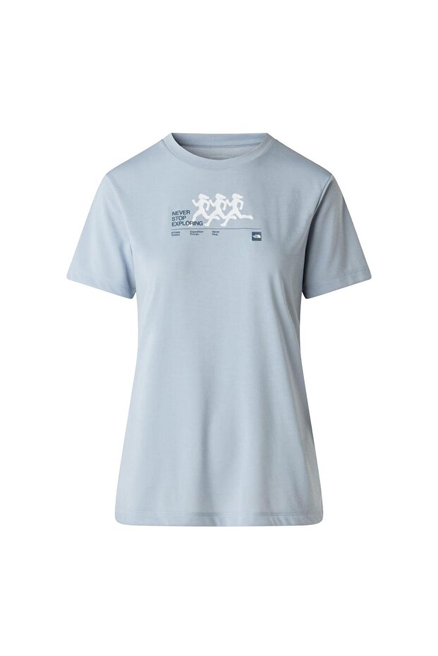 W Bitmap Silhouette Short Sleeves Tee-Gr Women's T-Shirt Nf0A8G0Cfm21 Gray-Xl