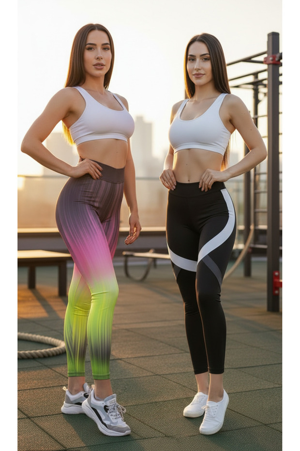Women's 2-Piece High Waist Tummy Control Leggings Set