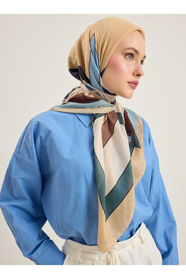Framed Soft Scarf - - 3