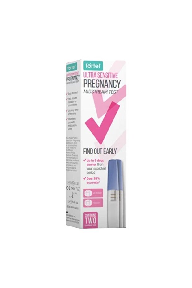 Ultra Sensitive Pregnancy Midstream Test Kit 2'S