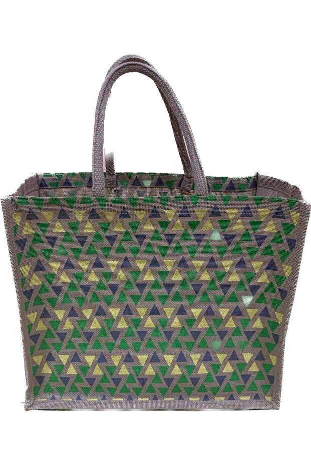 Reusable Printed Jute Bag without Zip-42X21X36cms - 1