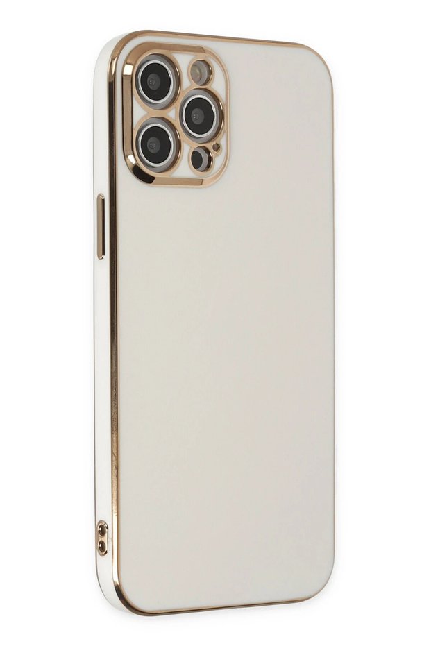 Ilkeshop New iPhone 12 Pro Max Case Volet Silicone (105122) - White