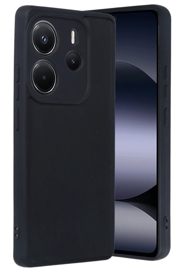 Ilkeshop New Redmi Note 14 4g Case Aras Leather Cover (163014) - Black