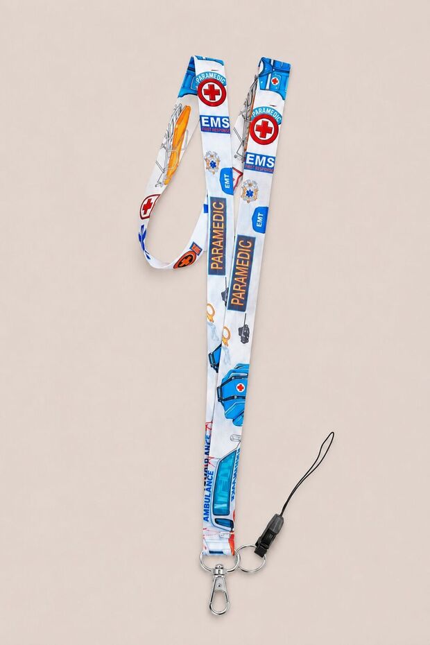 Paramedic Neck Lanyard and Phone Strap
