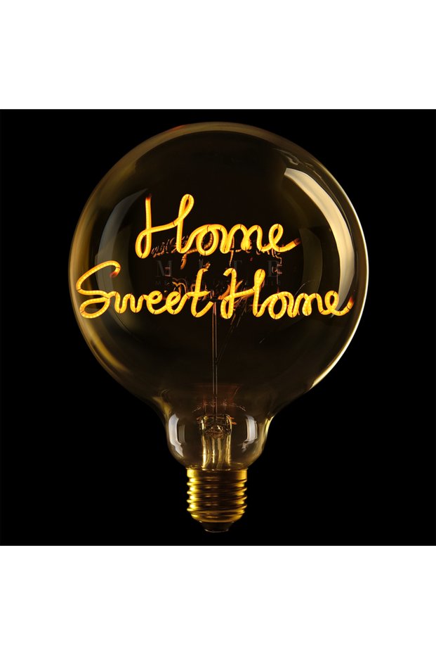 Decorative table lamp with HOME SWEET HOME design, ideal for living rooms, bedrooms, or offices, adds a cozy and inviting ambiance to any space