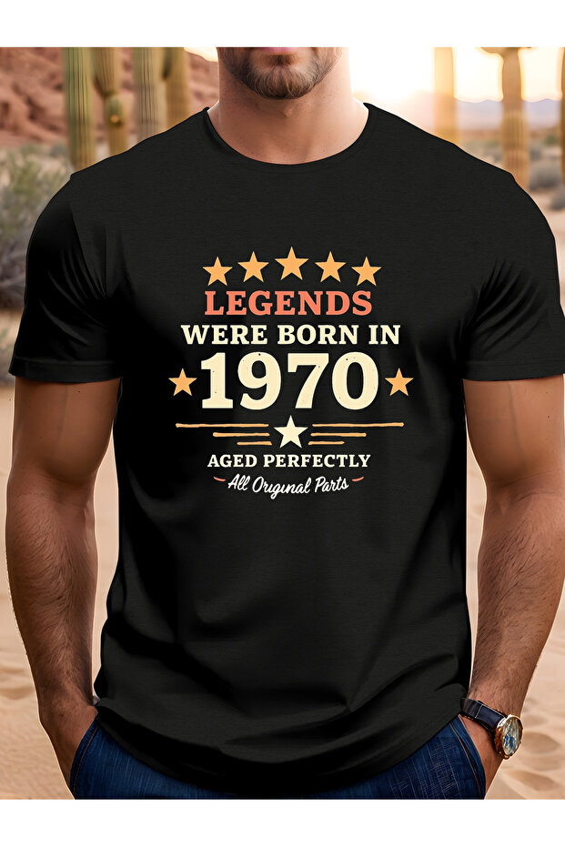 تي شيرت بنمط أسطوري من عام 1970