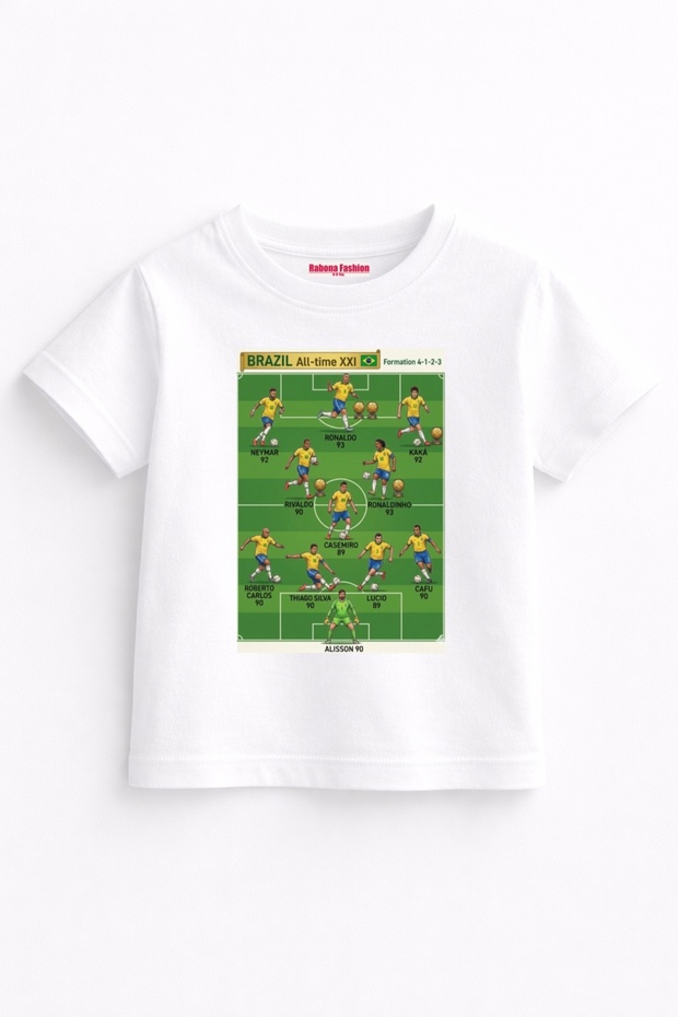 Brazil All Time Legends Kids T-Shirt