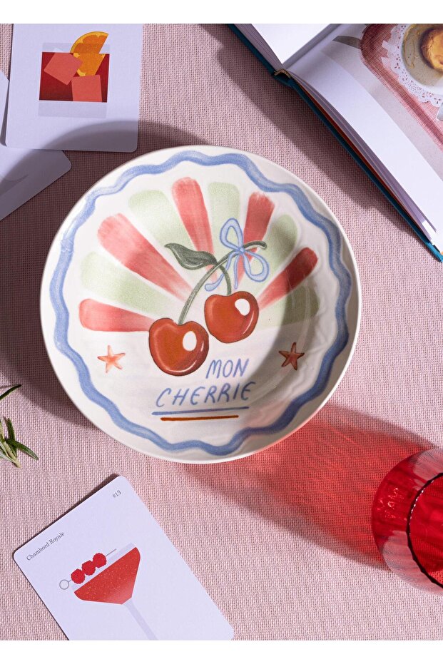 Italian Summer Dinner Plate Set of 2 22 cm