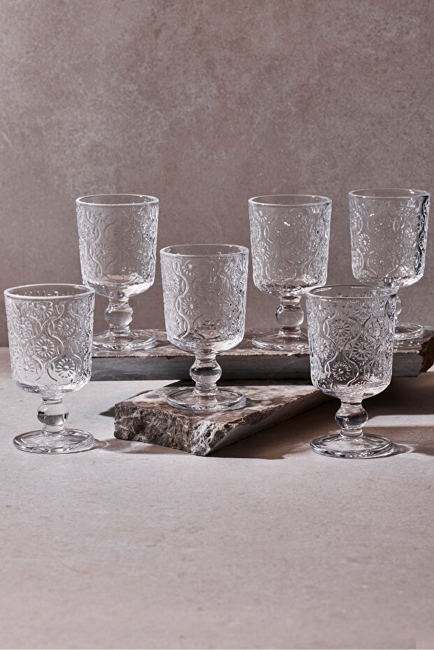 Albie Glass Set of 6 Coffee Side Glasses 60 ml
