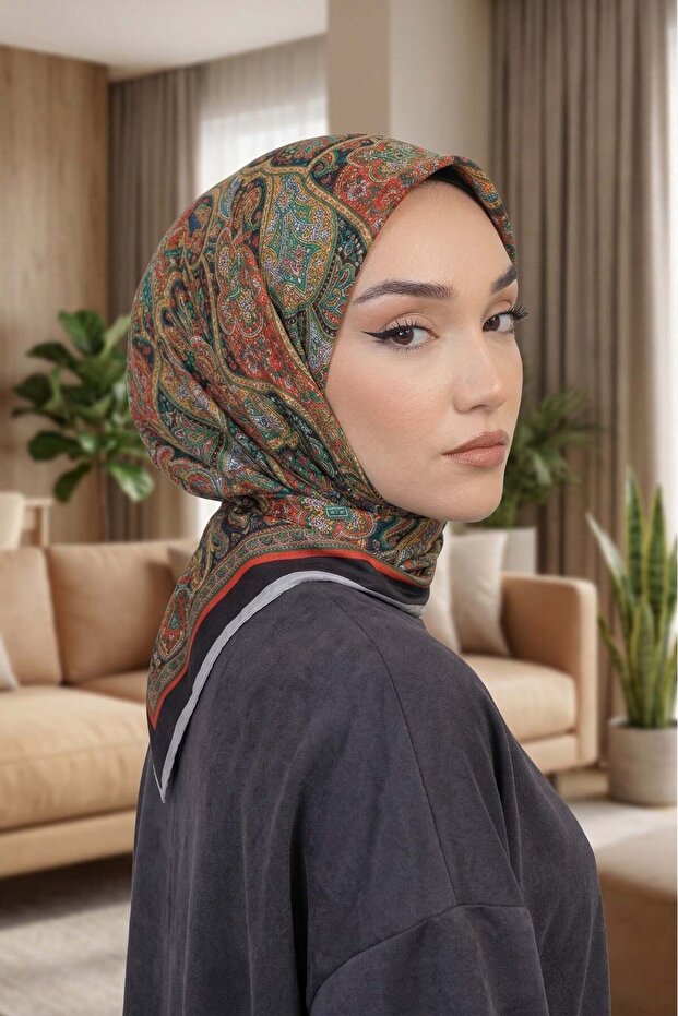 Patterned Soft Scarf - 014 - 2